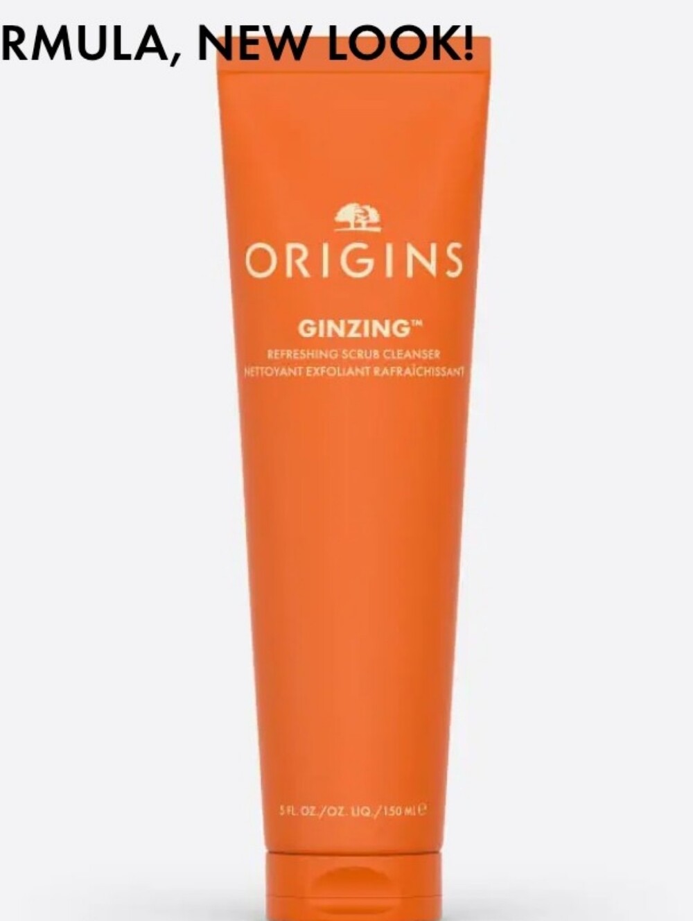 Origins Ginzing Refreshing Scrub Cleanser 5 Oz. NEW Sealed